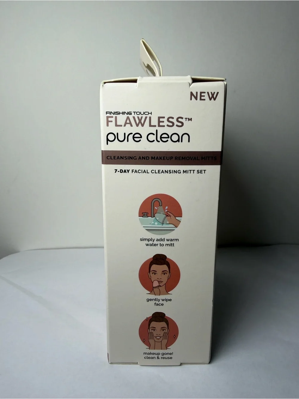 Flawless Pure Clean Cleansing & Makeup Removal Mitt — Blush Pink